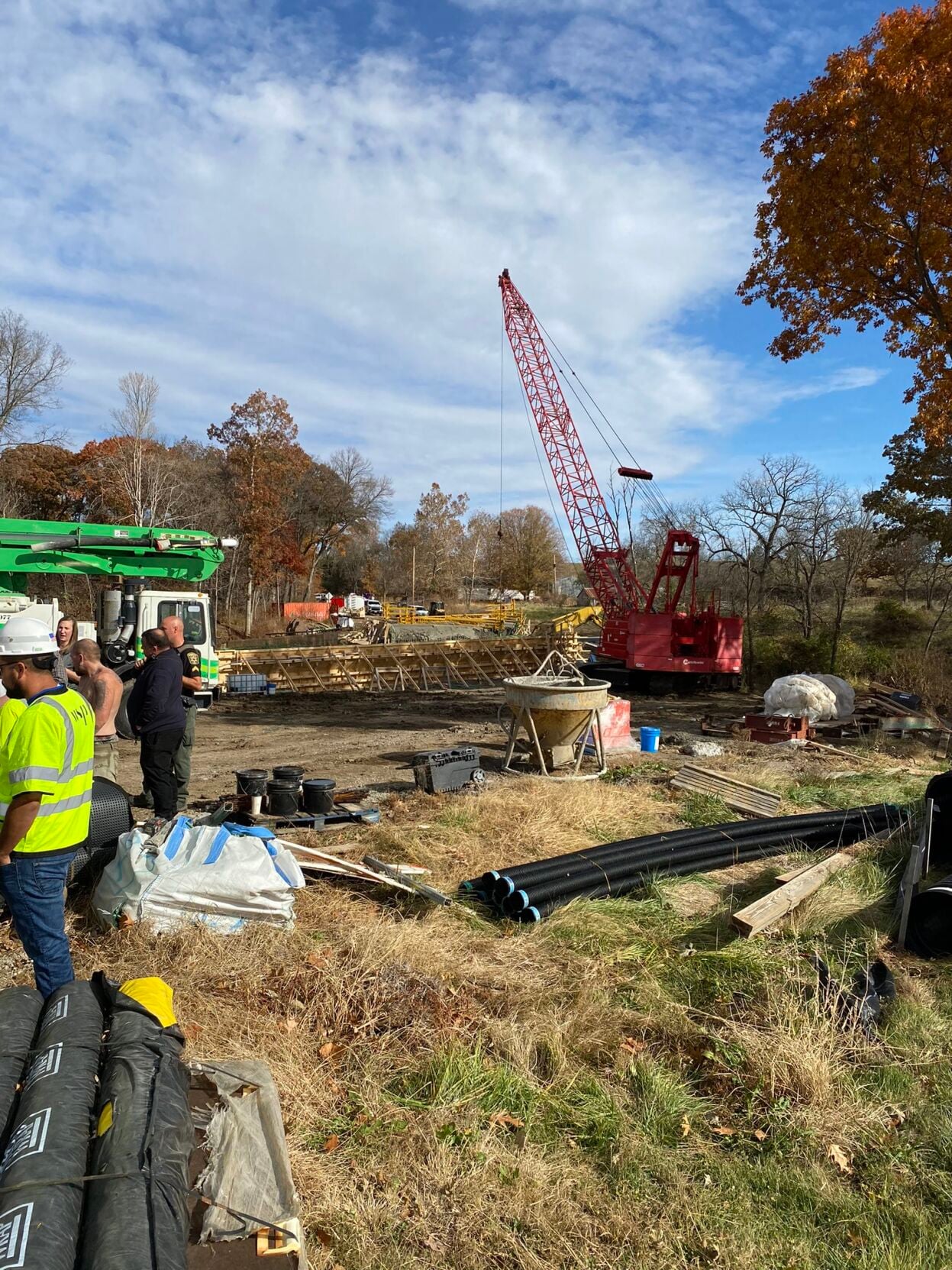 One dead as bridge under construction collapses in Clay County | Joplin ...