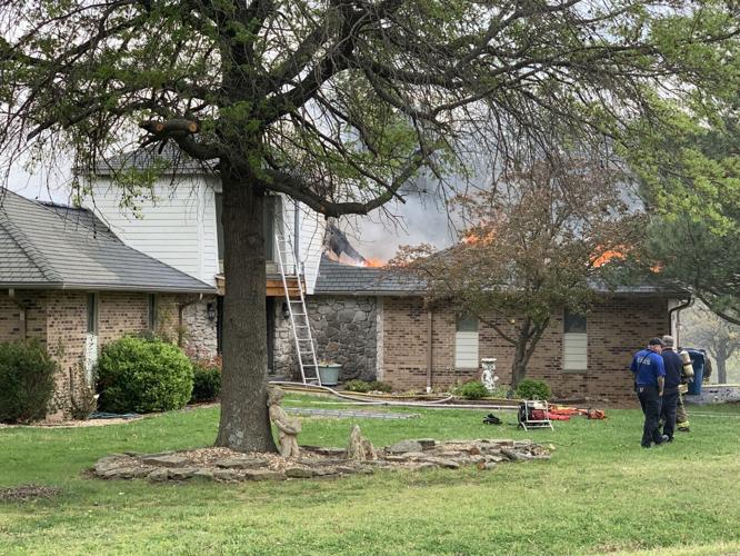 House fire in Loma Linda, Mo.; Redings Mill Fire assisted by Mo./Okla