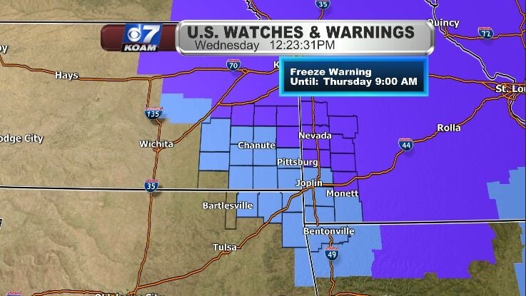 Freeze Warnings and Frost Advisories for Thursday Morning | Weather ...