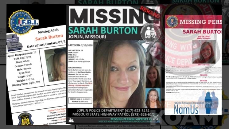 Sarah Burton now missing 4 years from Joplin FBI 5 000 reward