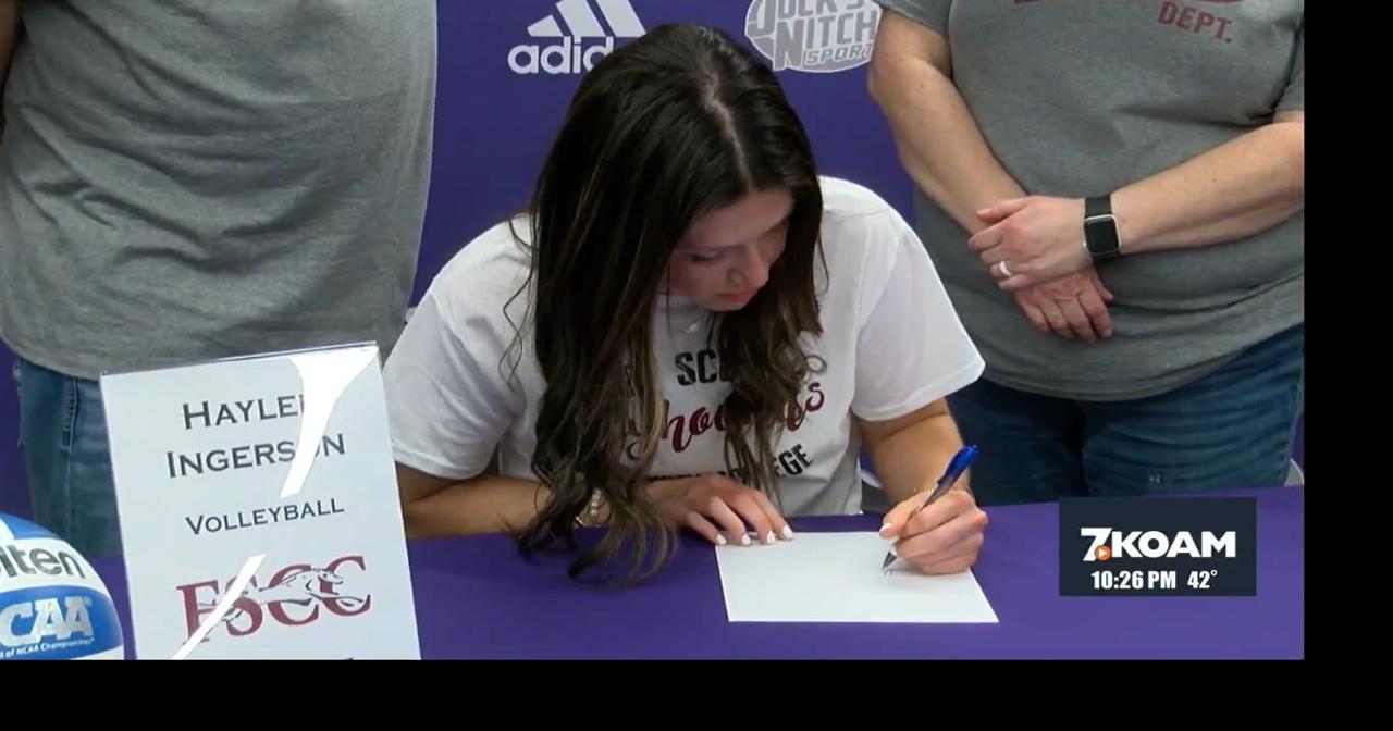 Haylee Ingerson signs with Greyhounds volleyball | Top Stories ...