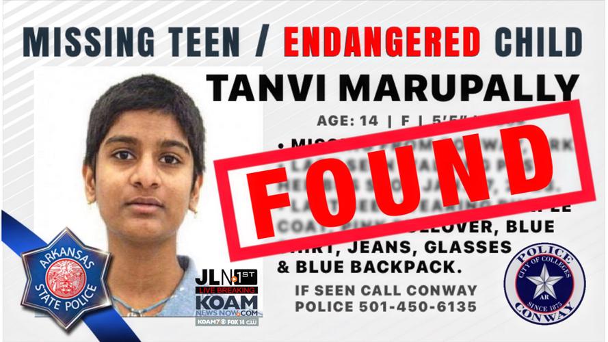 Missing teen found.