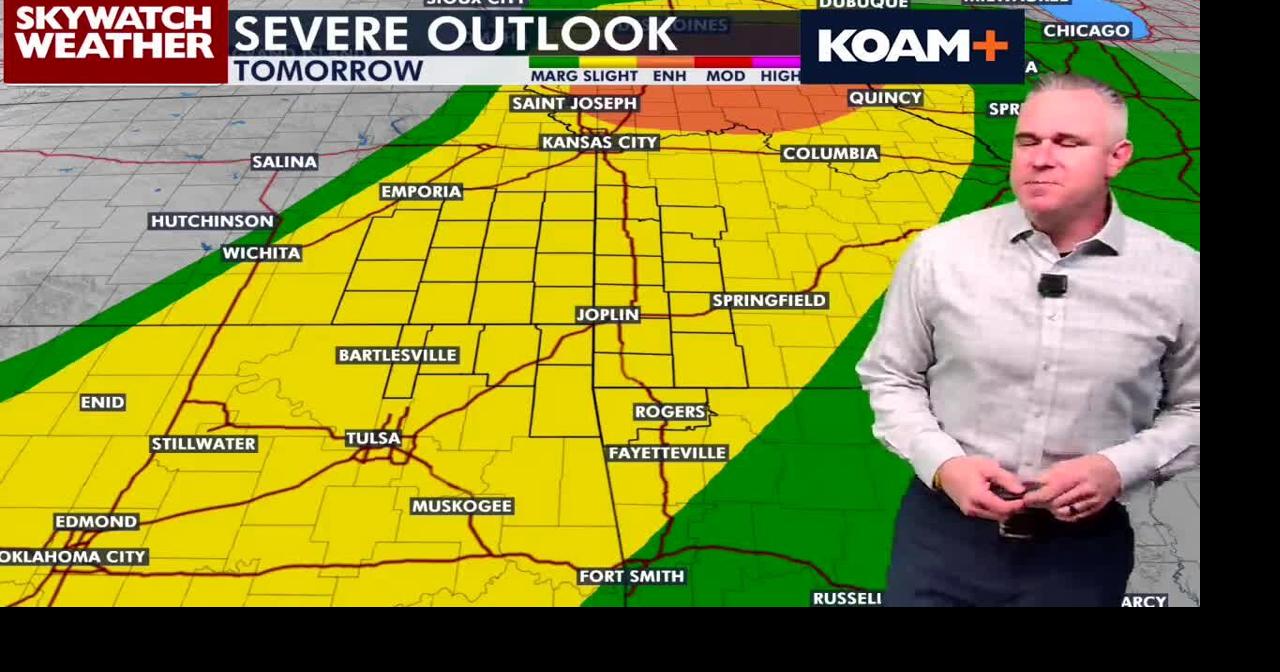 Doug: Severe weather threat returns tomorrow evening.🌩️ Tap to see the ...