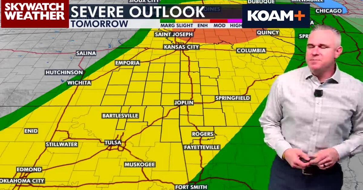 Doug: Severe weather threat returns tomorrow evening.🌩️ Tap to see the ...