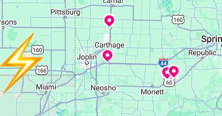 High winds causing power outages, lines and poles down | Joplin News ...