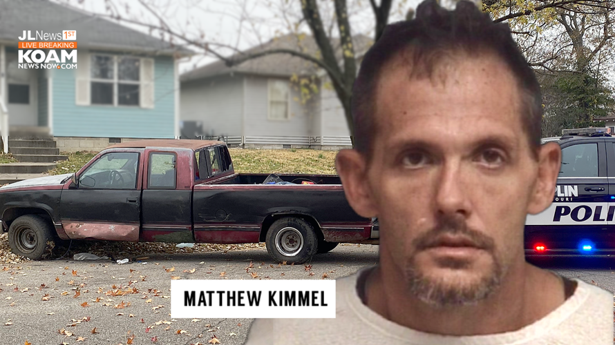 Pickup leads pursuit through Joplin, driver bails, located by K9 Joplin News First