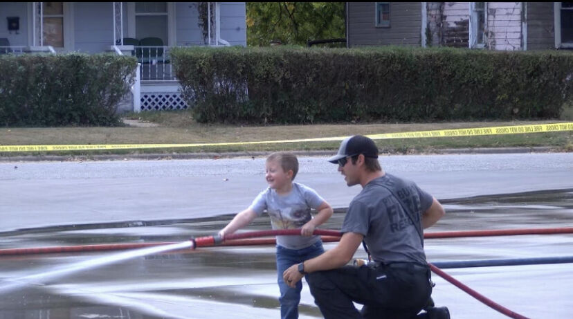 Local Fire Intervention Local fire department hosts fire prevention and safety demonstration ...