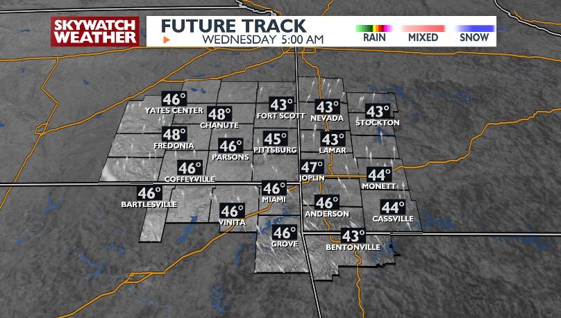 A perfect April day today ahead of warmer weather and rain chances ...
