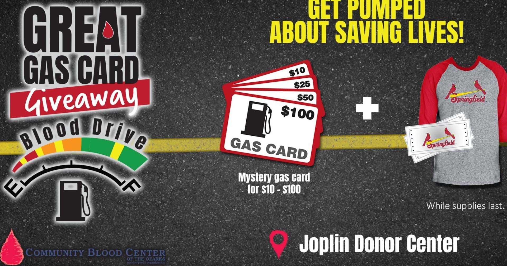 Blood drive offers gas card giveaway before Memorial Day - Vimarsana News