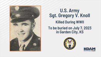 Sgt. Knoll, Kansas veteran killed in WWII, accounted for