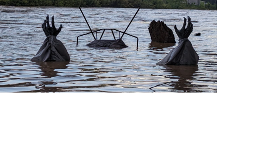 Elk River's spooky surprise: Mannequins from Haunted Float afloat after flash flood - Vimarsana News