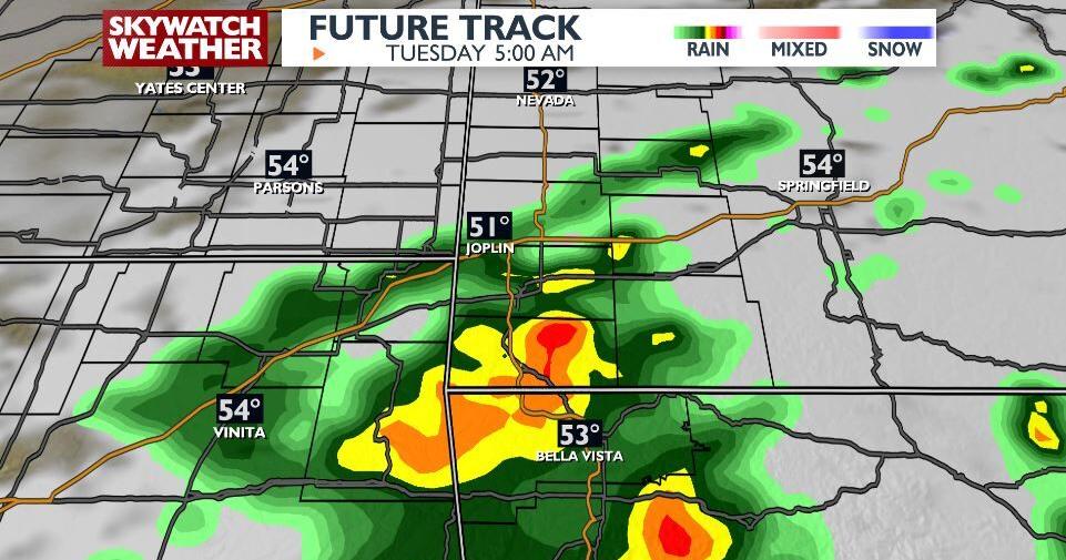 Multiple Rounds of Showers Forecasted Giving Us a Rainy Start to the Week - Vimarsana News