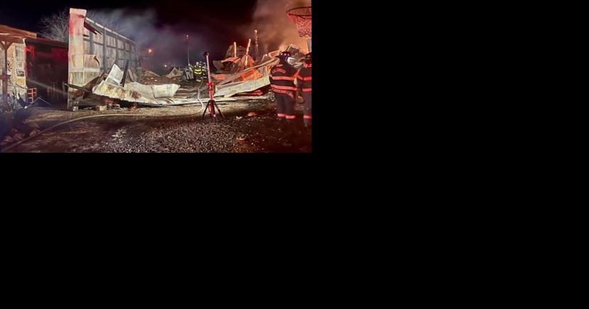"Barn was total loss but crews were able to save the house." — West Mineral Fire - Vimarsana News