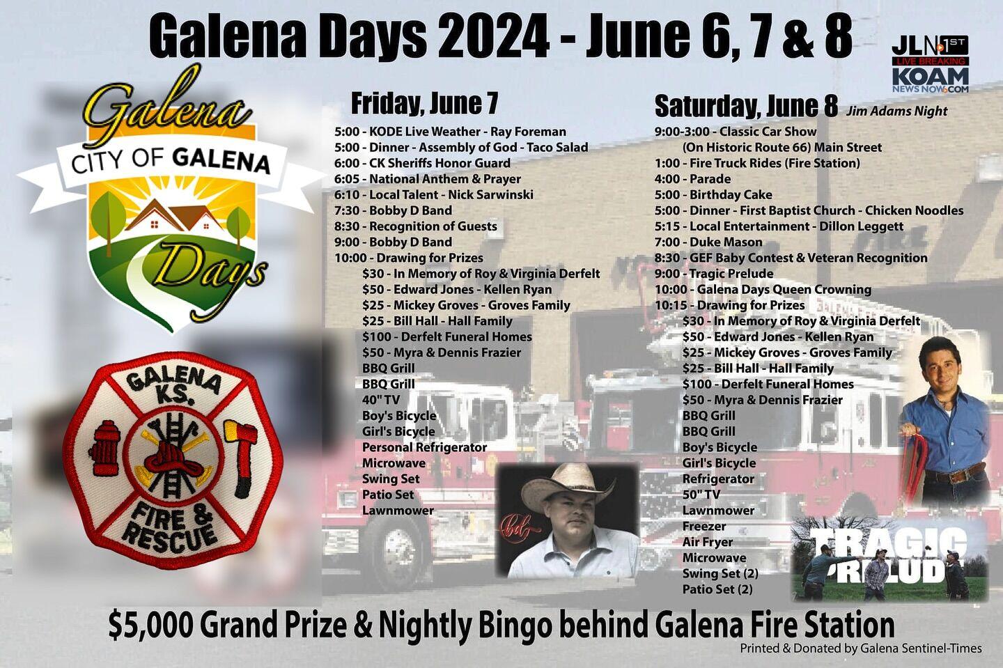 Galena Days 2024 schedule and events Joplin News First
