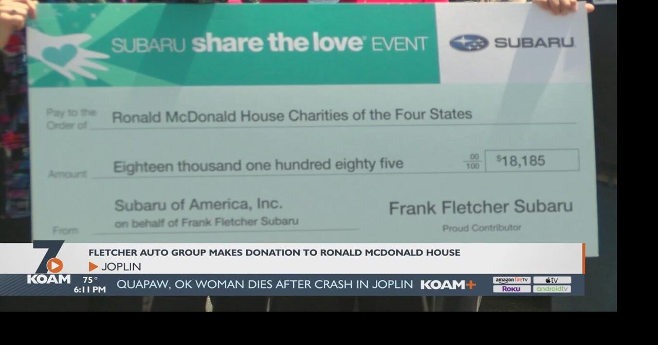 Fletcher Auto supports the Joplin Ronald McDonald House Lifestyle