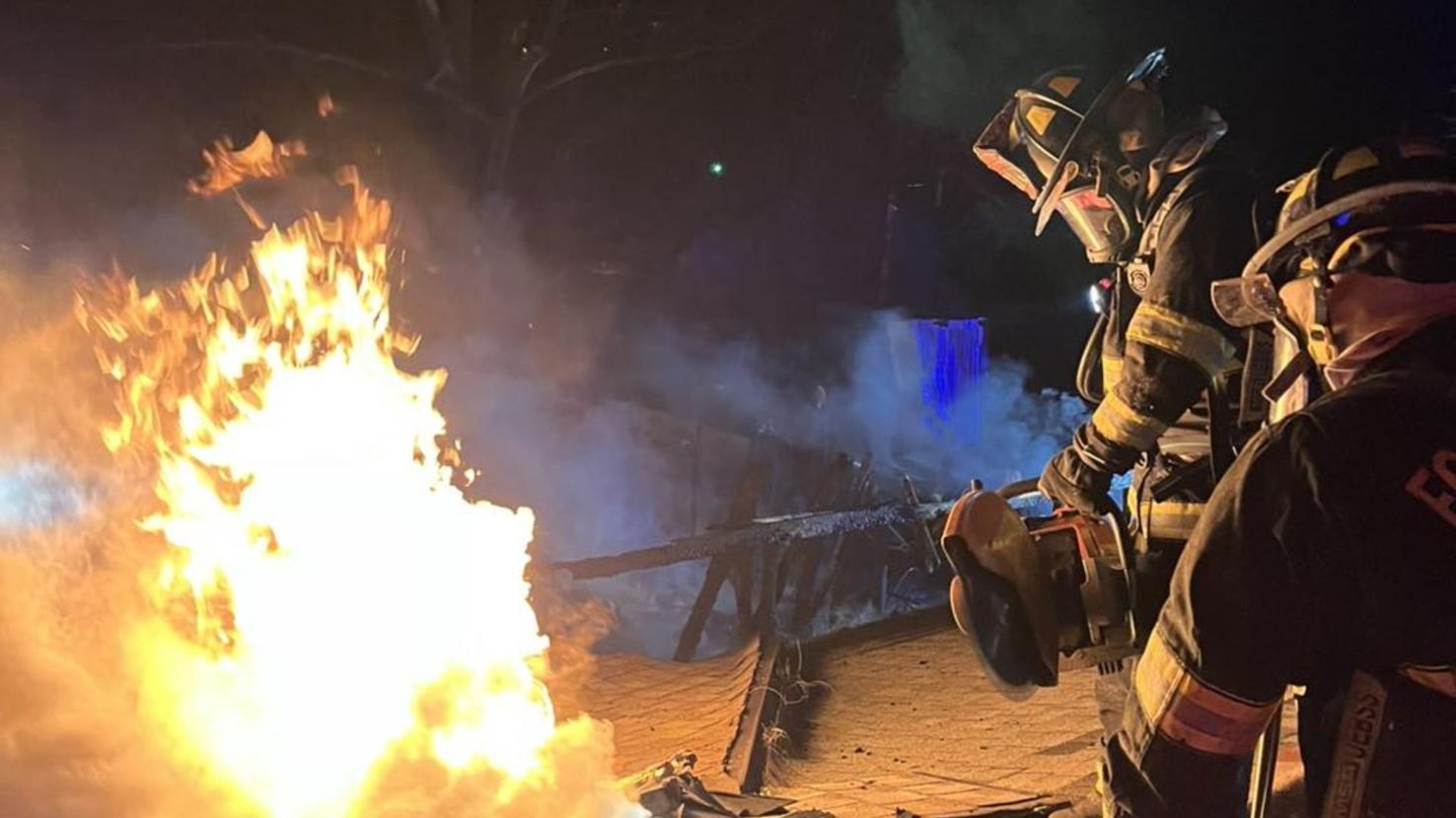 Early Monday morning fire destroys home; no injuries | Local News ...