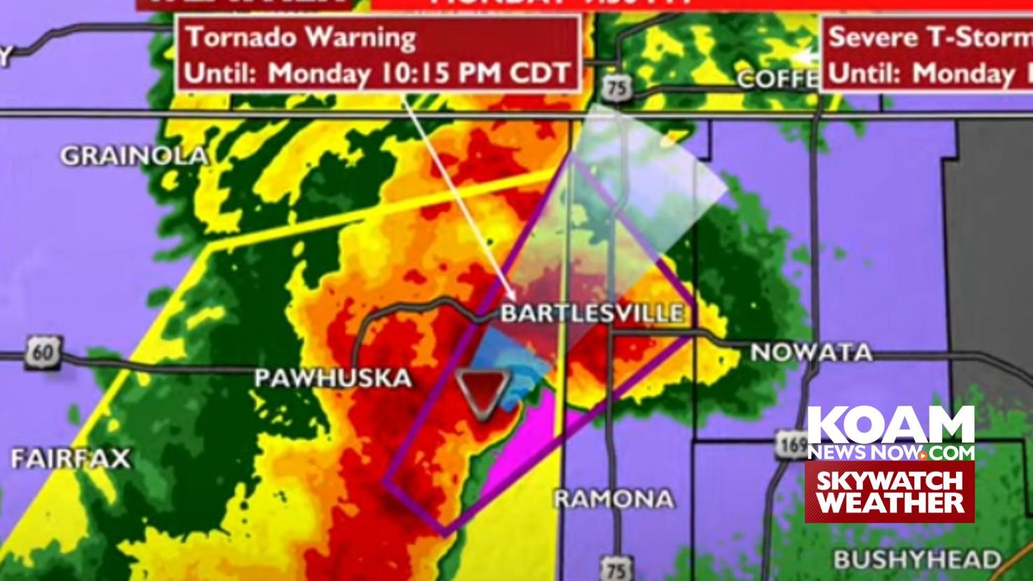 Barnsdall, Bartlesville damage after Oklahoma tornadic storm | Oklahoma ...