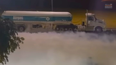 Anhydrous Ammonia Leak at Holiday Inn Express, Weatherford, Okla