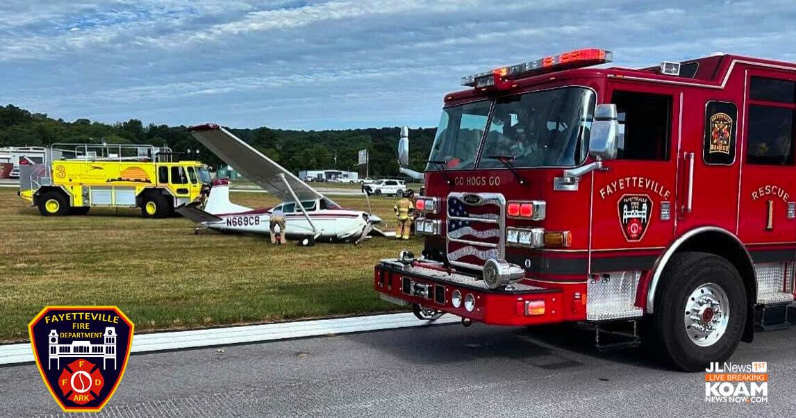 Plane crash in Fayetteville at Drake Field Joplin News First
