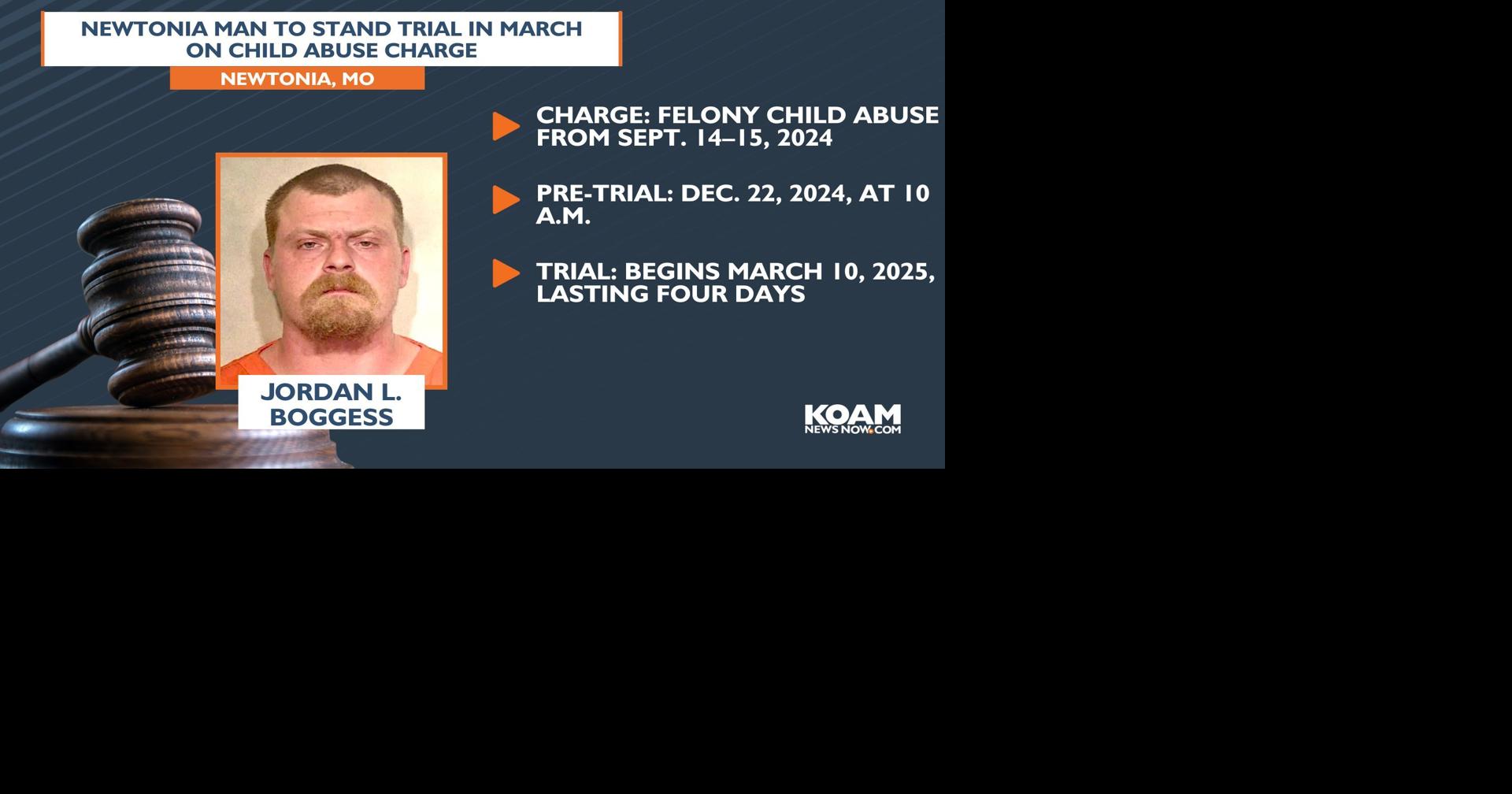 Newtonia man to stand trial in March on 2024 child abuse charge | Crime ...