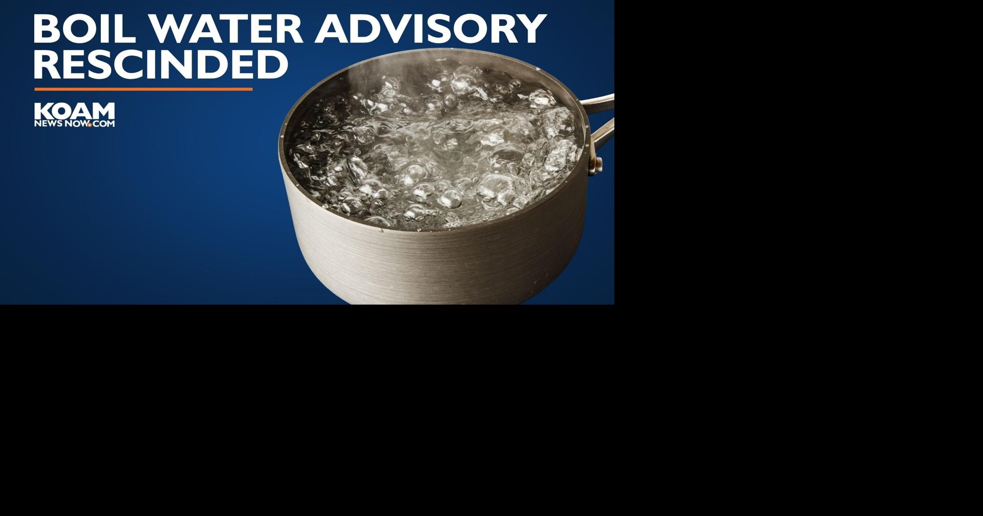 KDHE rescinds the boil water advisory for Columbus, Kansas