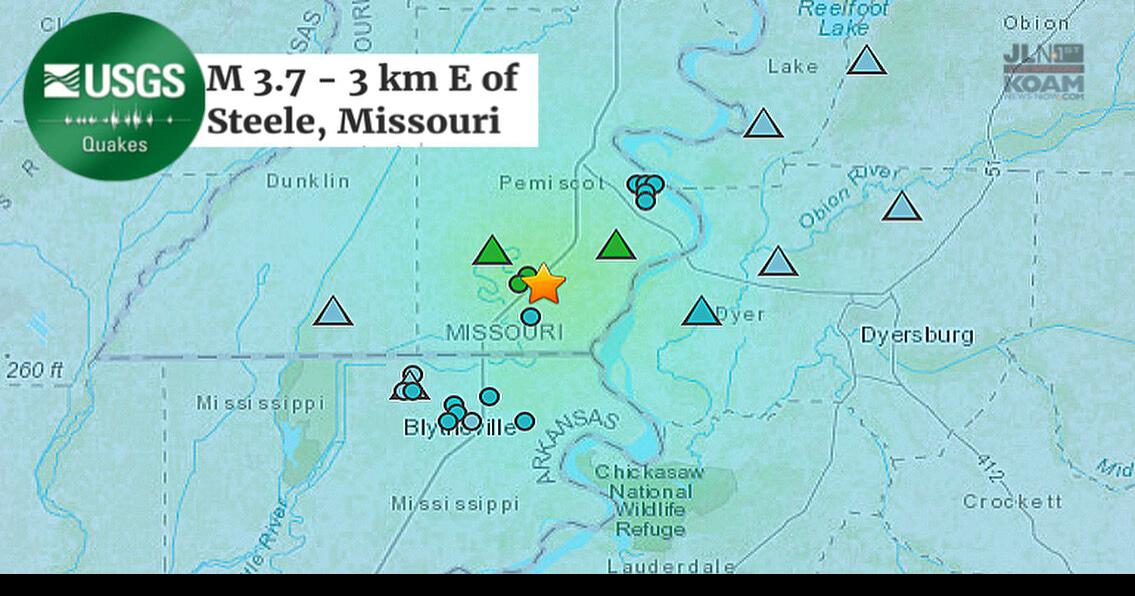 New Madrid area M3.7, strongest earthquake of the year | Joplin News First