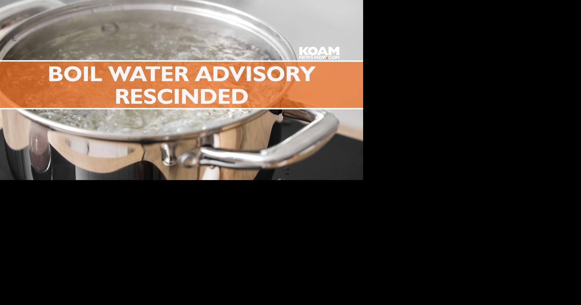 KDHE: Boil water advisory rescinded for Thayer, Kansas
