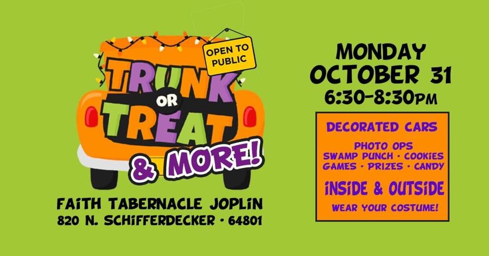 Joplin area TrunkorTreat List and Kids Events Events