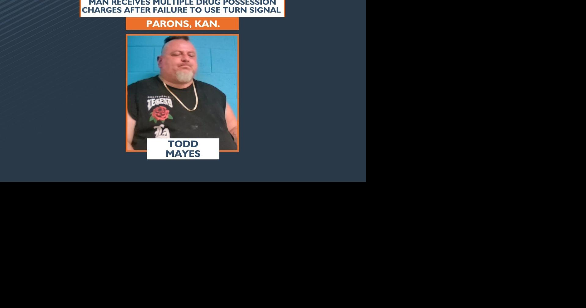 Man receives multiple drug possession charges after failure to use turn