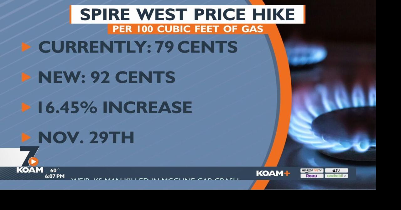 Spire customers to see slight rate increase on natural gas Local News