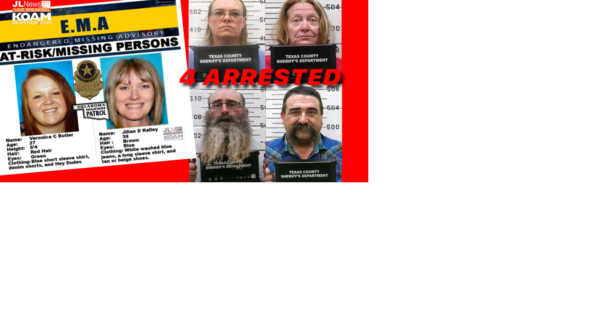 Four arrested related to missing Kansas moms in Oklahoma | Joplin News ...
