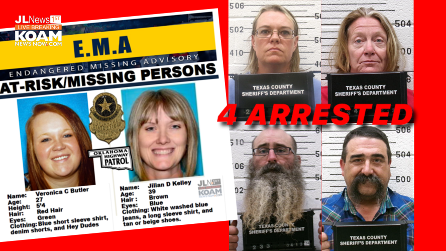 Two bodies recovered after four arrested in case of missing Kansas moms