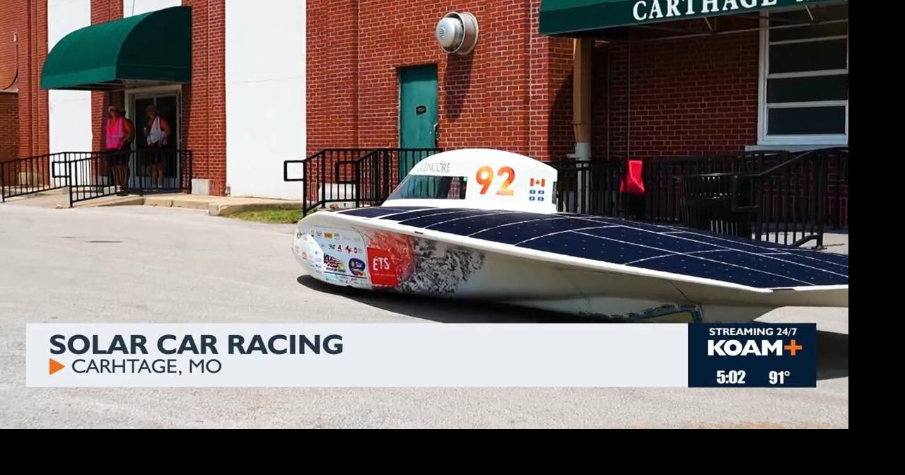 Solar car racing