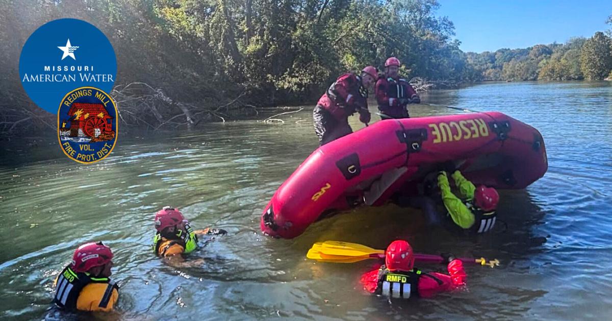 Redings Mill Fire receive grant for rescue raft from Missouri American Water