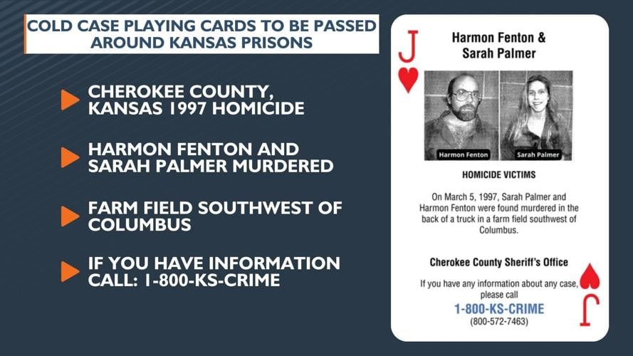 Cold Case Playing Cards to be passed around Kansas prisons, Crime