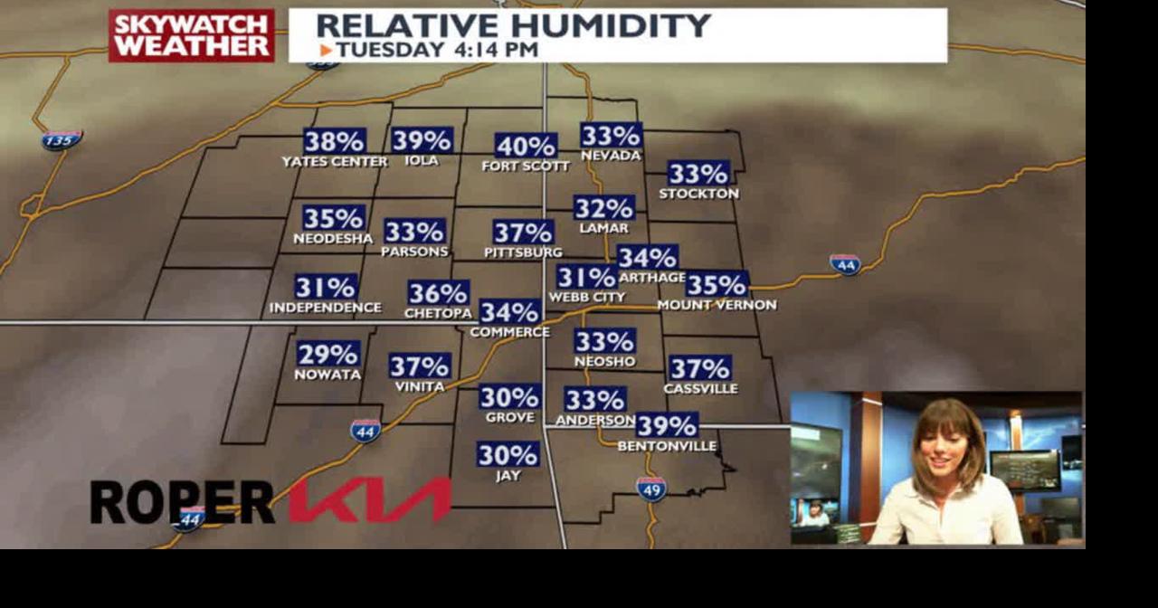 We have fire weather warnings issued to start our week, here