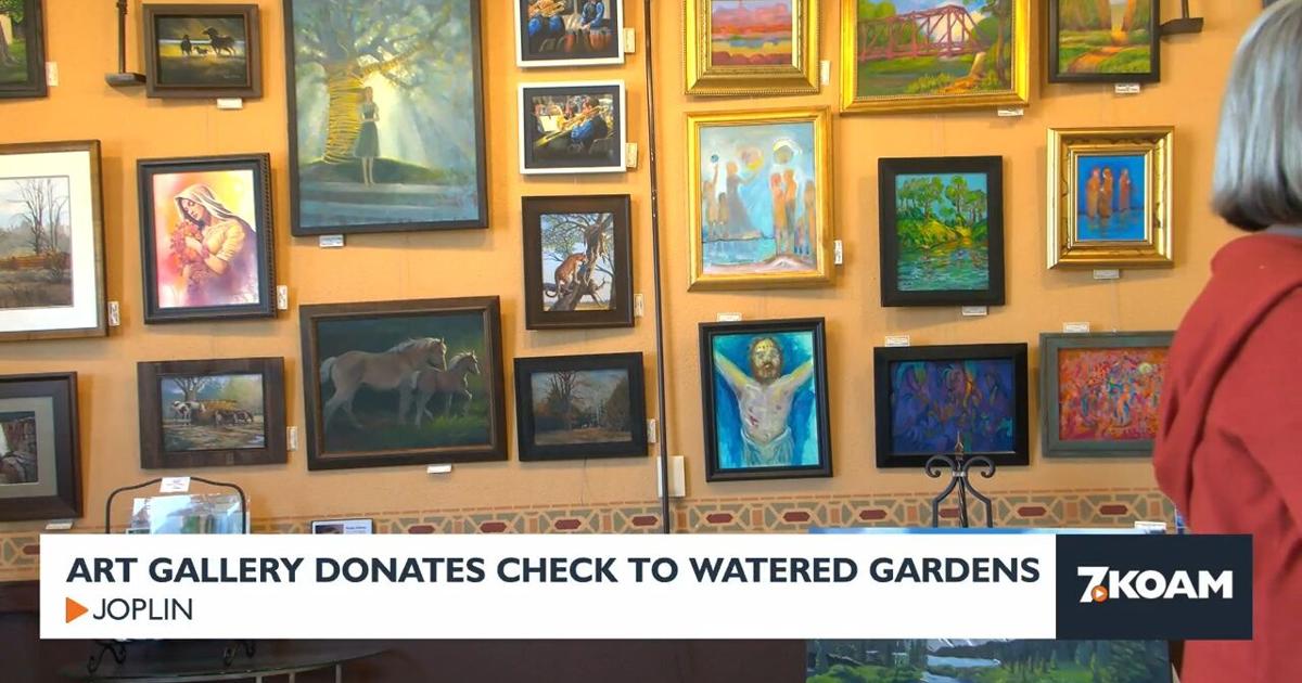 Local Color Art Gallery donates $1,100 to Watered Gardens | Events ...