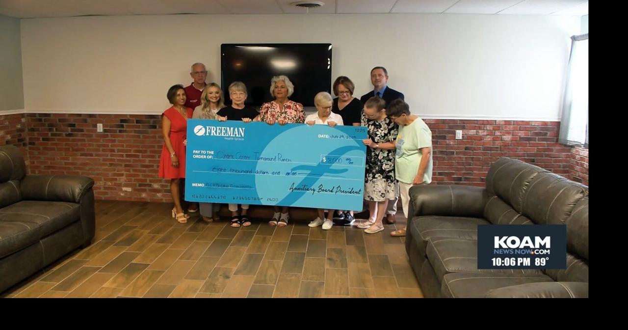 Freeman Auxiliary donates $8K to beautify Ozark Center Ranch