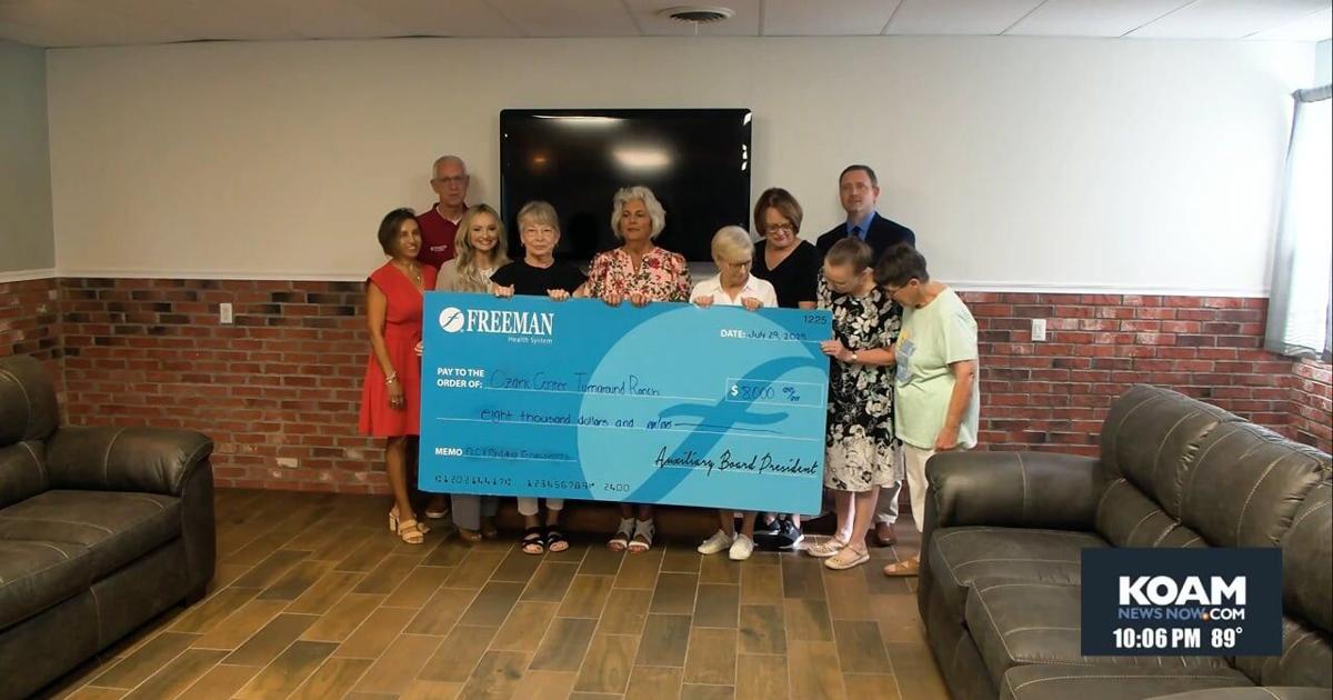 Freeman Auxiliary donates $8K to beautify Ozark Center Ranch