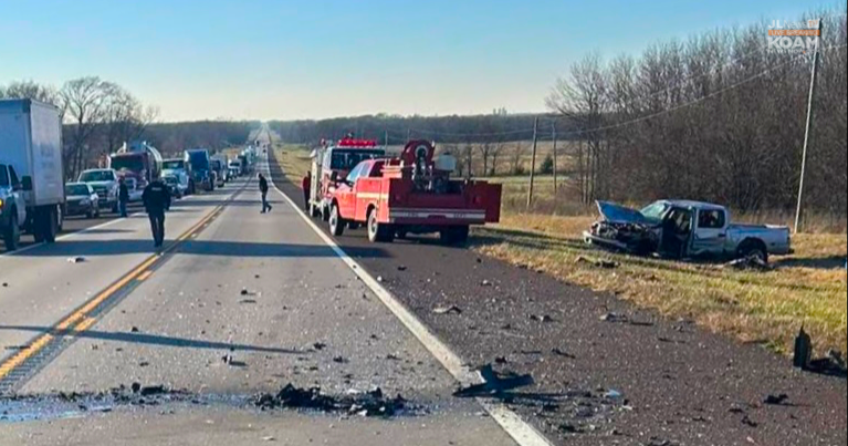Kansas woman victim in fatal crash near Cherokee