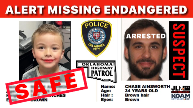 Missing Endangered Child taken in Oklahoma City found safe | Joplin ...