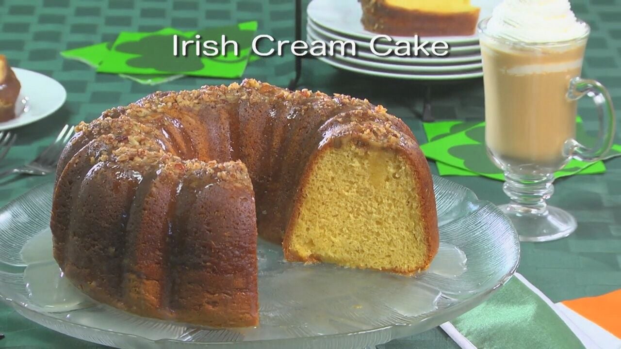 Irish Cream Celebration Cake Recipe - BettyCrocker.com