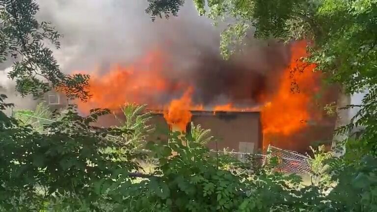 Garage fire spreads to tri-plex residence in North Heights Neighborhood ...