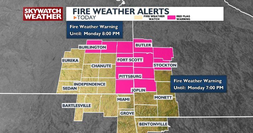 Sunny, warm, and windy with some Red Flag Warnings in place -Chris ...
