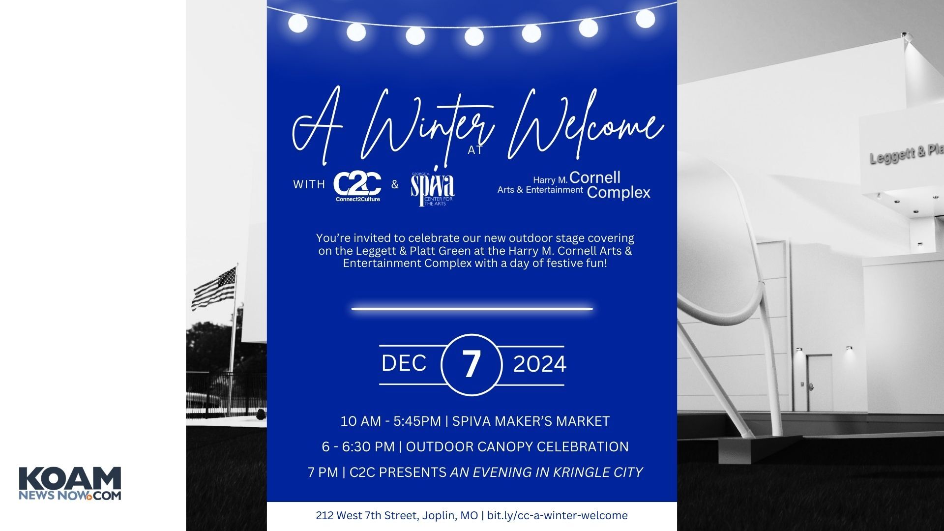 Joplin To Host “A Winter Welcome” At Cornell Complex | Entertainment ...