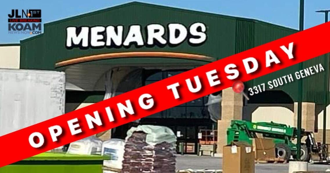 Joplin Menards to open Tuesday, April 16 - Vimarsana News