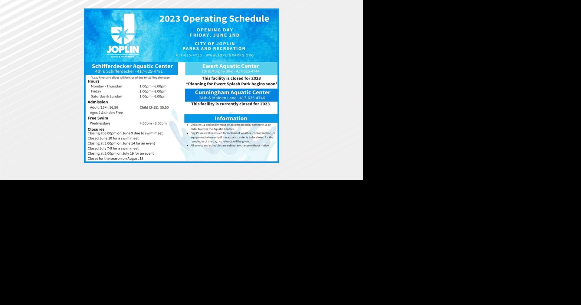 City of Joplin to open 1 pool; needs 50+ more lifeguards Lifestyle