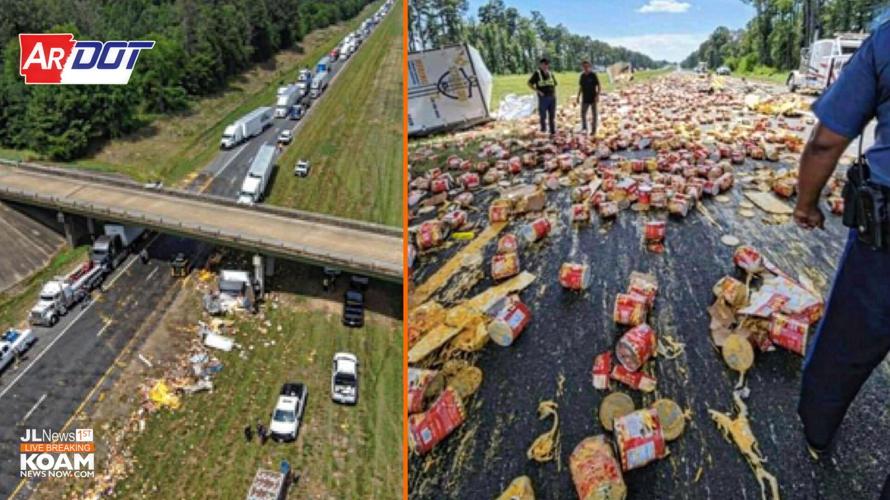 Worst queso senario Nacho cheese 'spread' all over interstate in