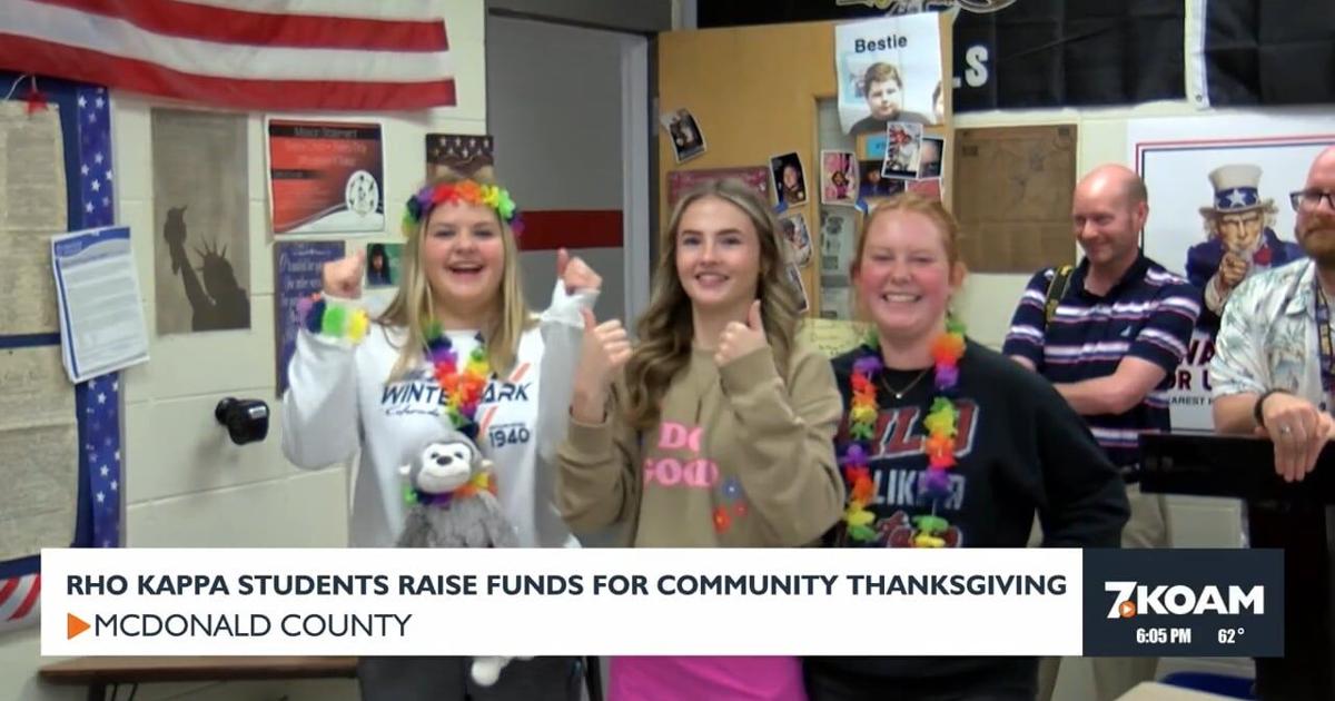 Rho Rais Rho Kappa students raise funds for community Thanksgiving | Holidays ...