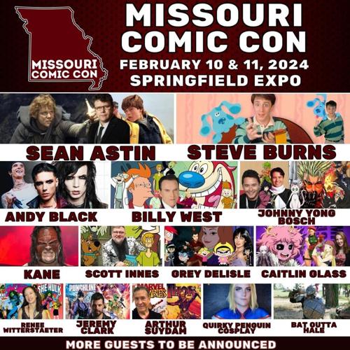 Missouri Comic Con, Springfield Expo Center Events